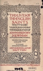 The lives of the English saints